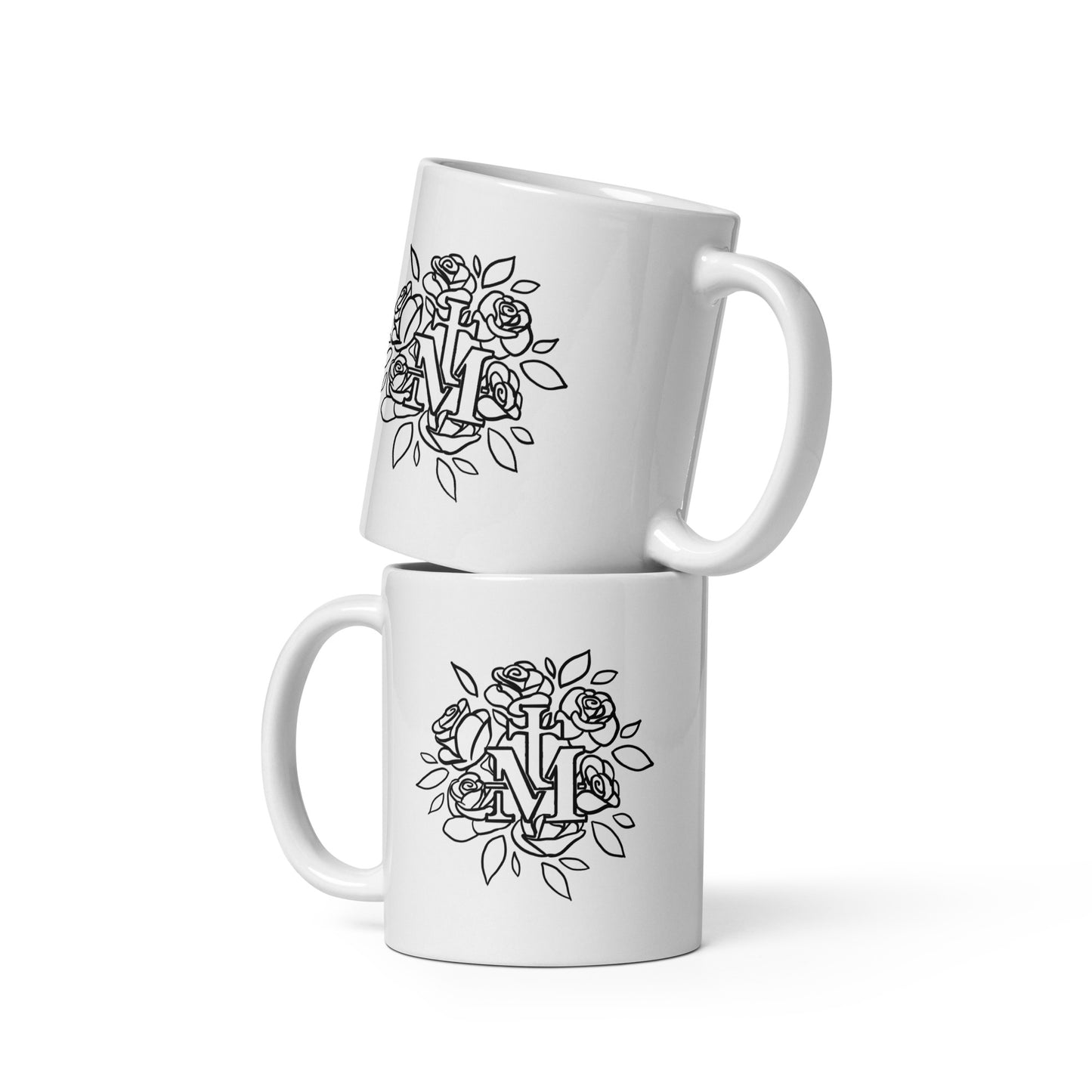 Floral Marian Mug