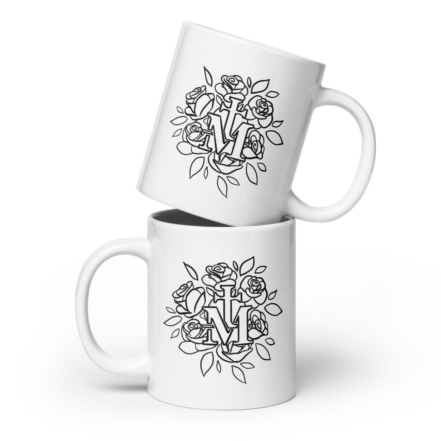Floral Marian Mug