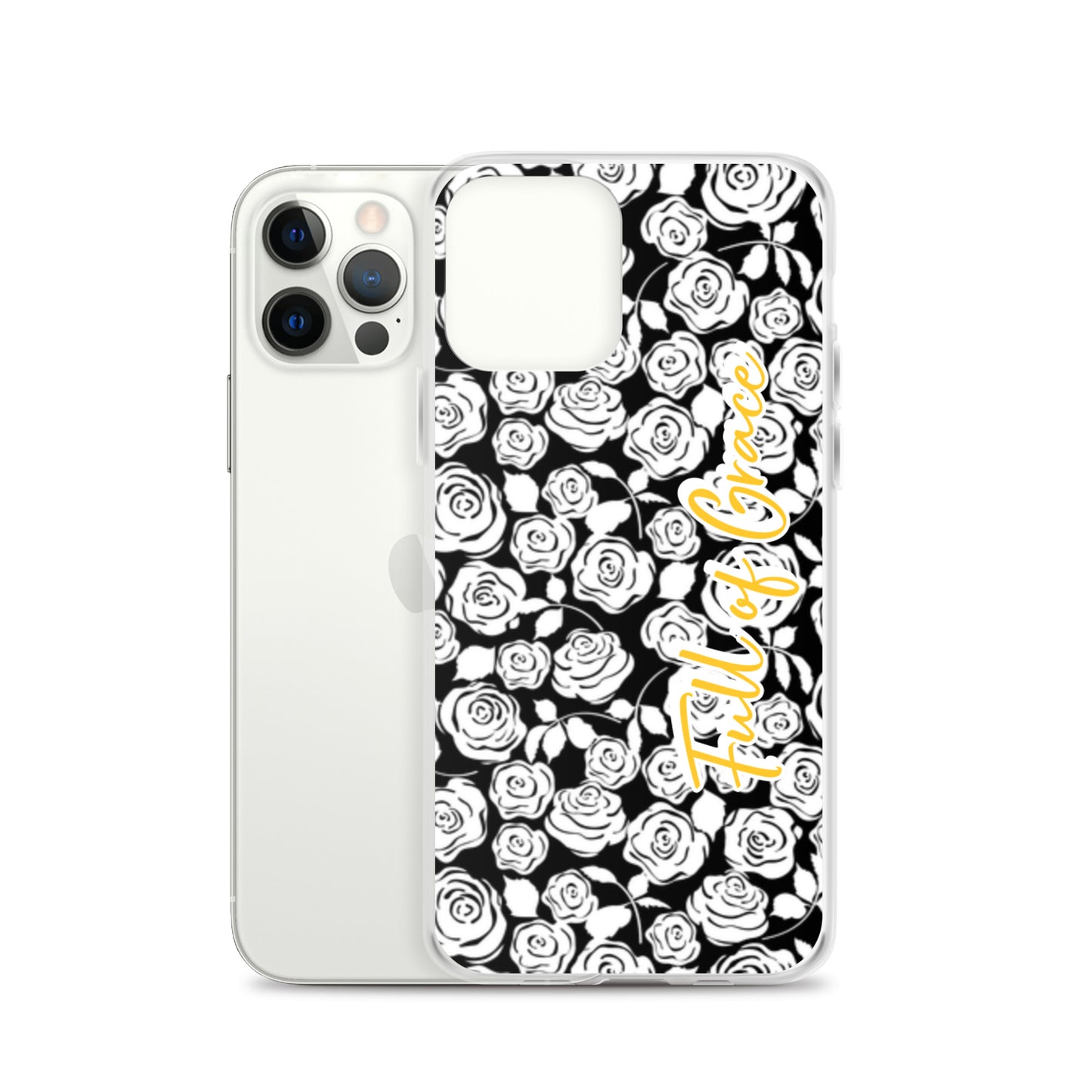 Mary's White Rose iPhone Case