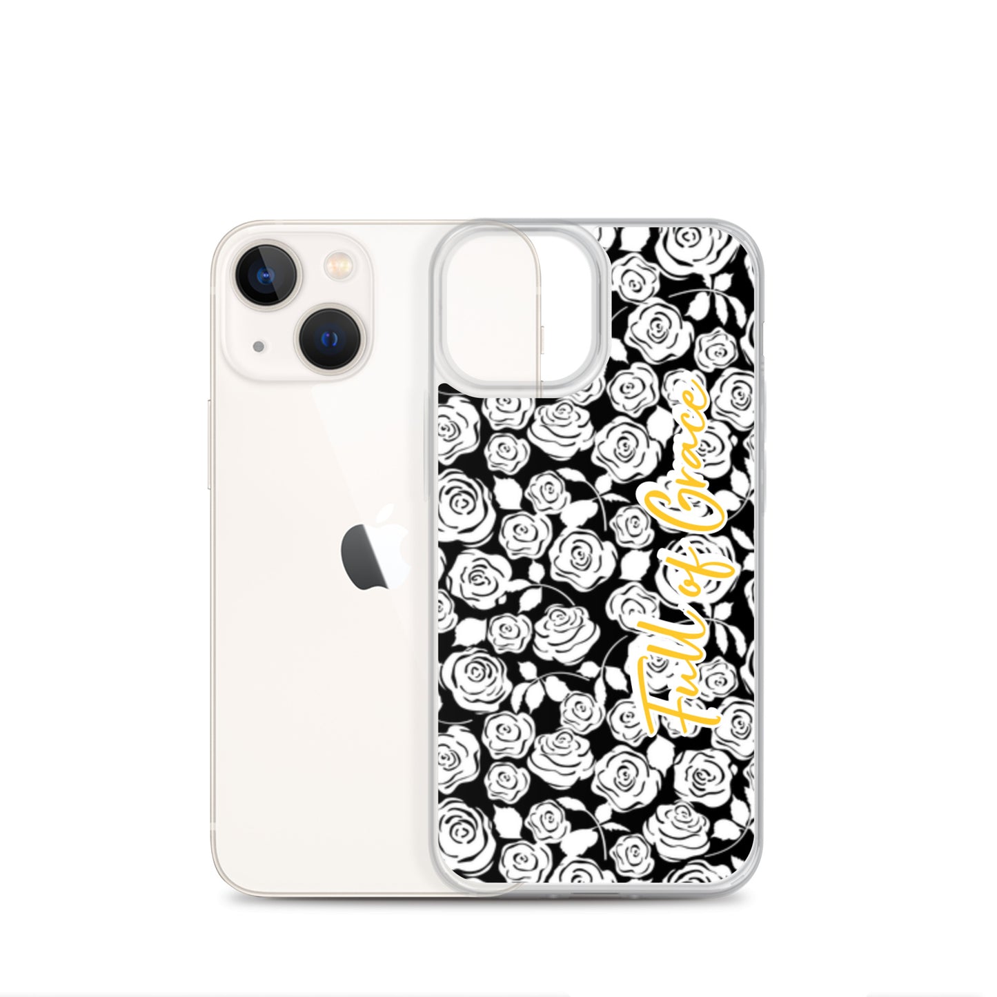 Mary's White Rose iPhone Case