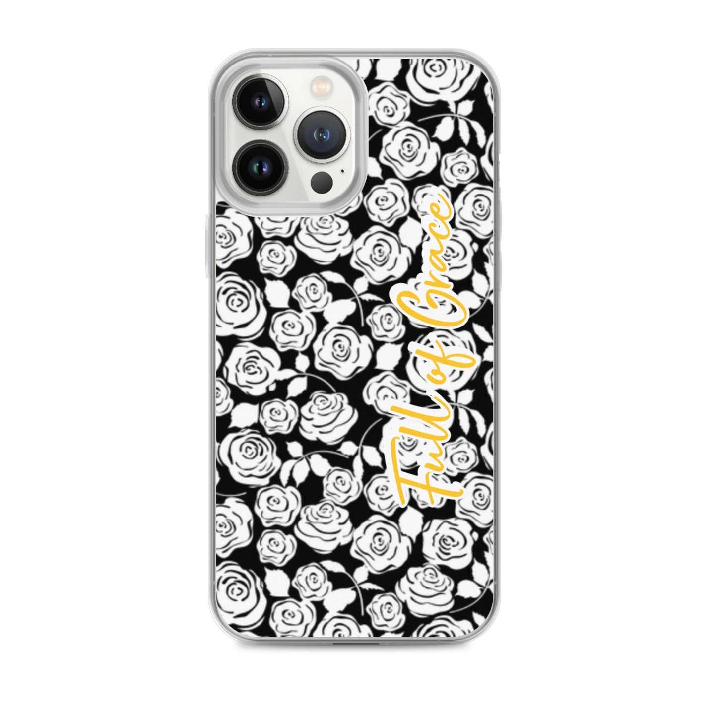 Mary's White Rose iPhone Case