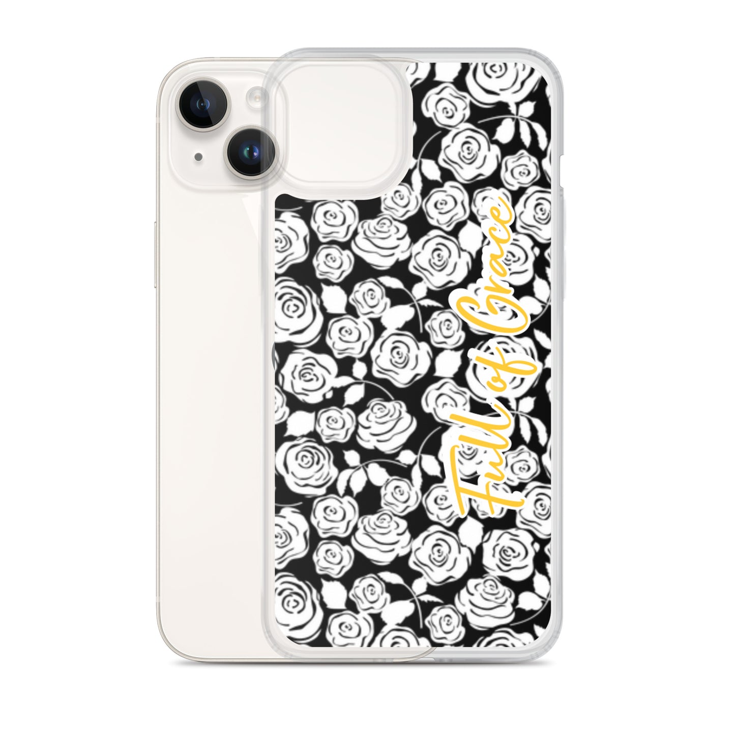 Mary's White Rose iPhone Case