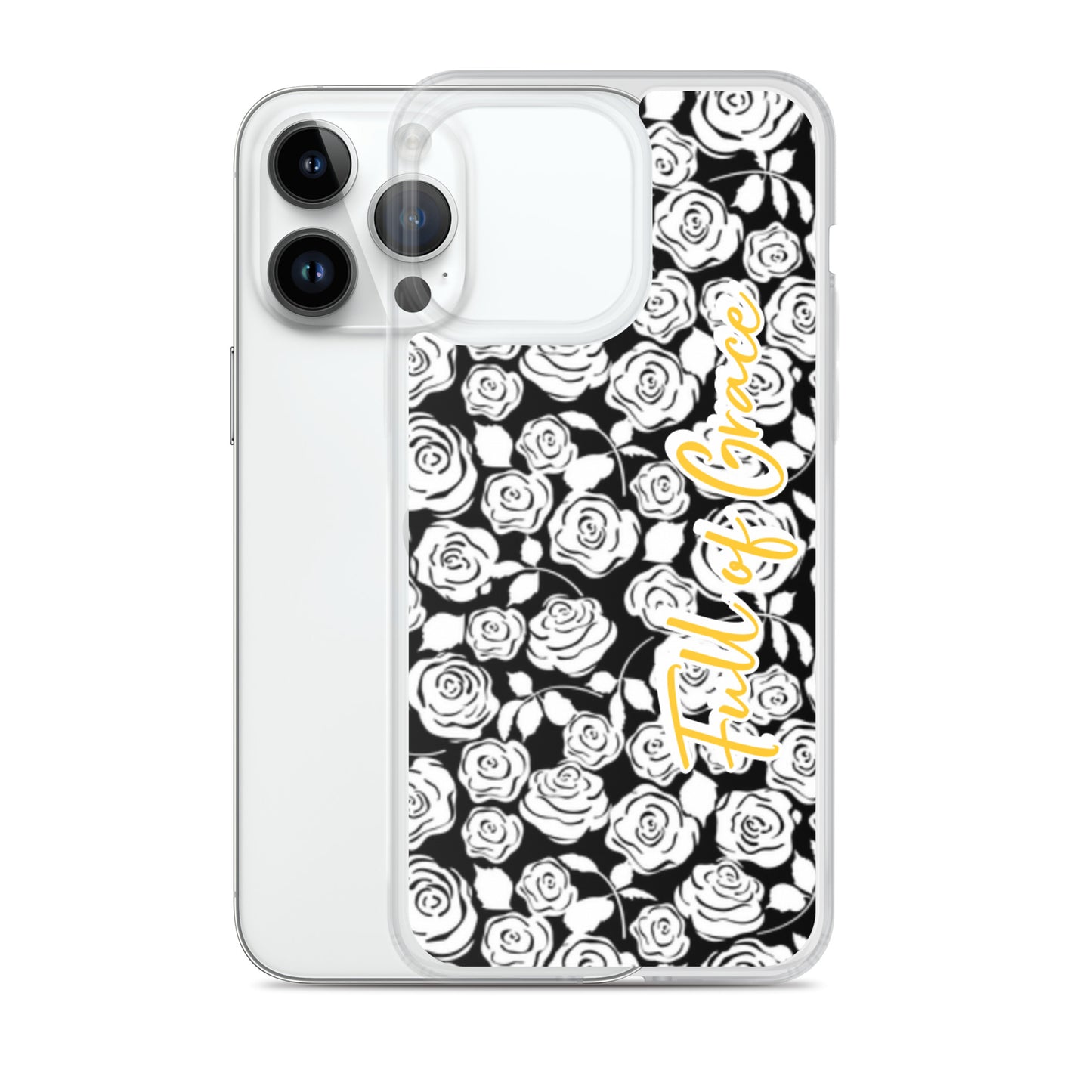 Mary's White Rose iPhone Case