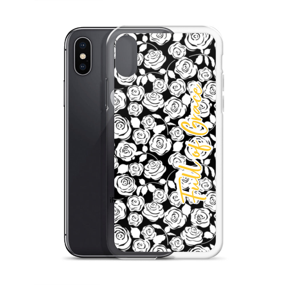 Mary's White Rose iPhone Case