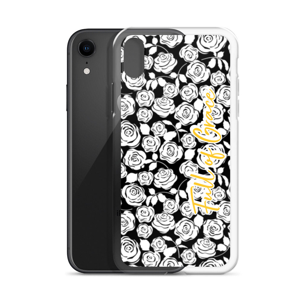 Mary's White Rose iPhone Case