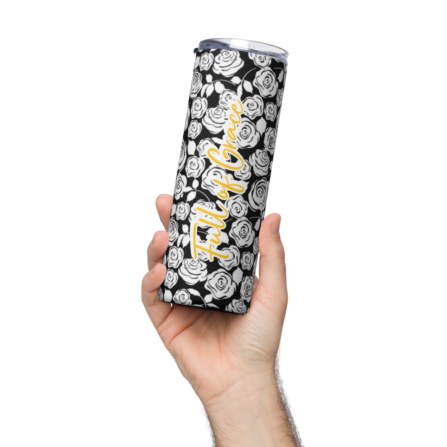 Mary's White Rose Tumbler