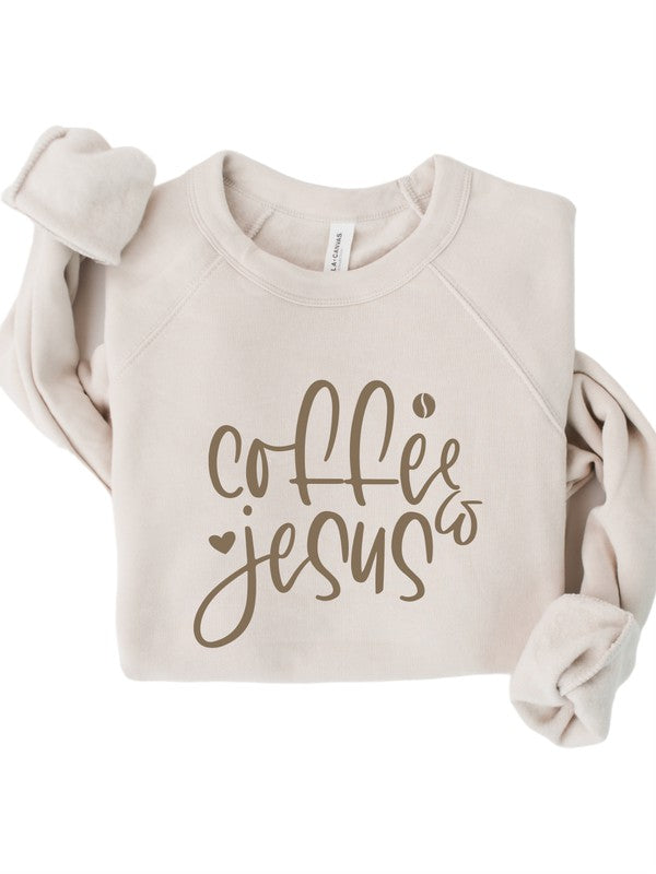 Coffee & Jesus Bella Canvas Crewneck Sweatshirt