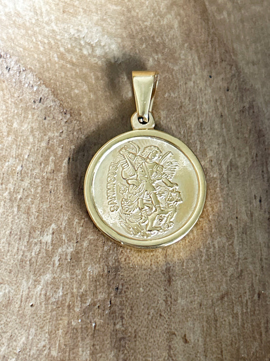 St. Michael- Pendant with choice of chain