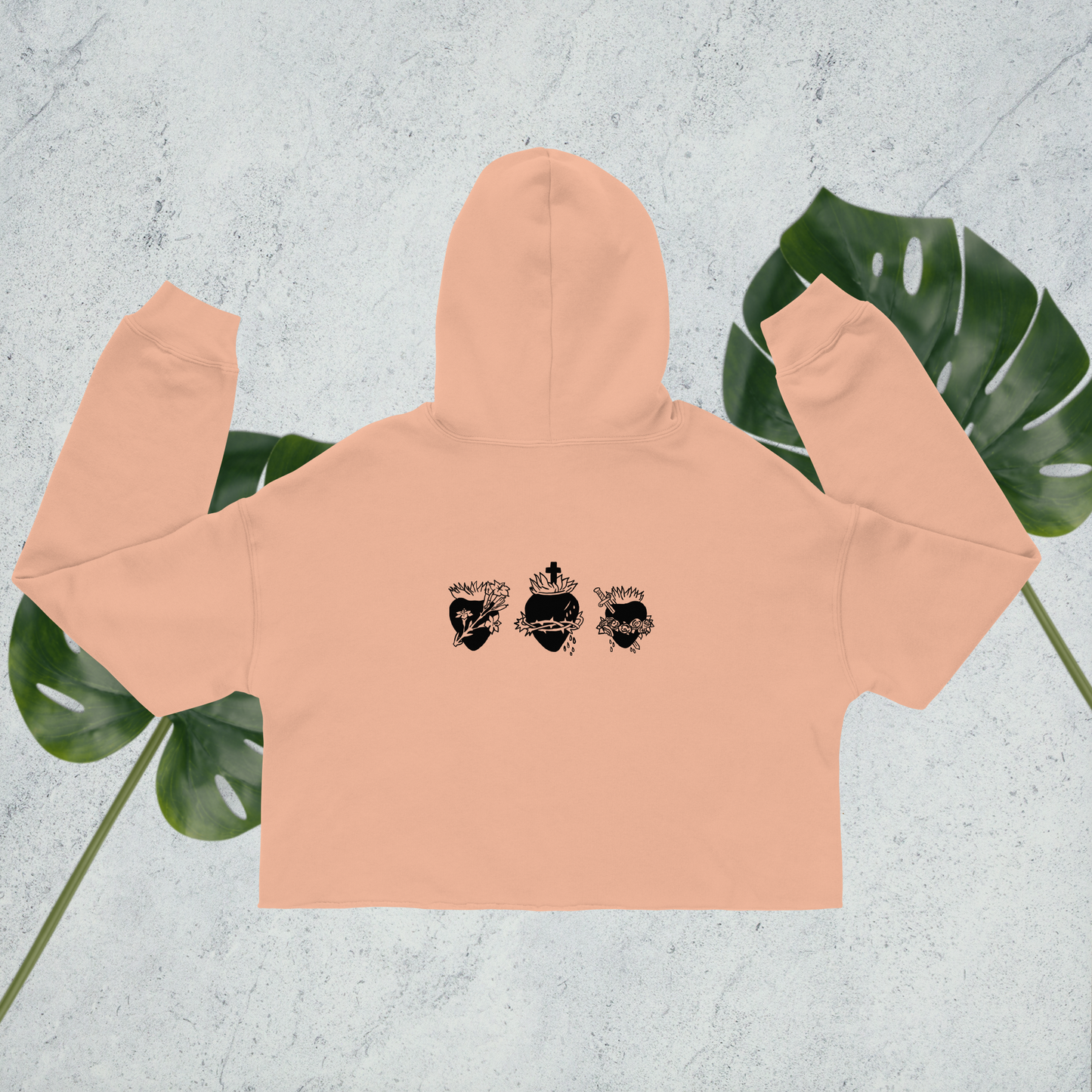 Holy Family Crop Hoodie