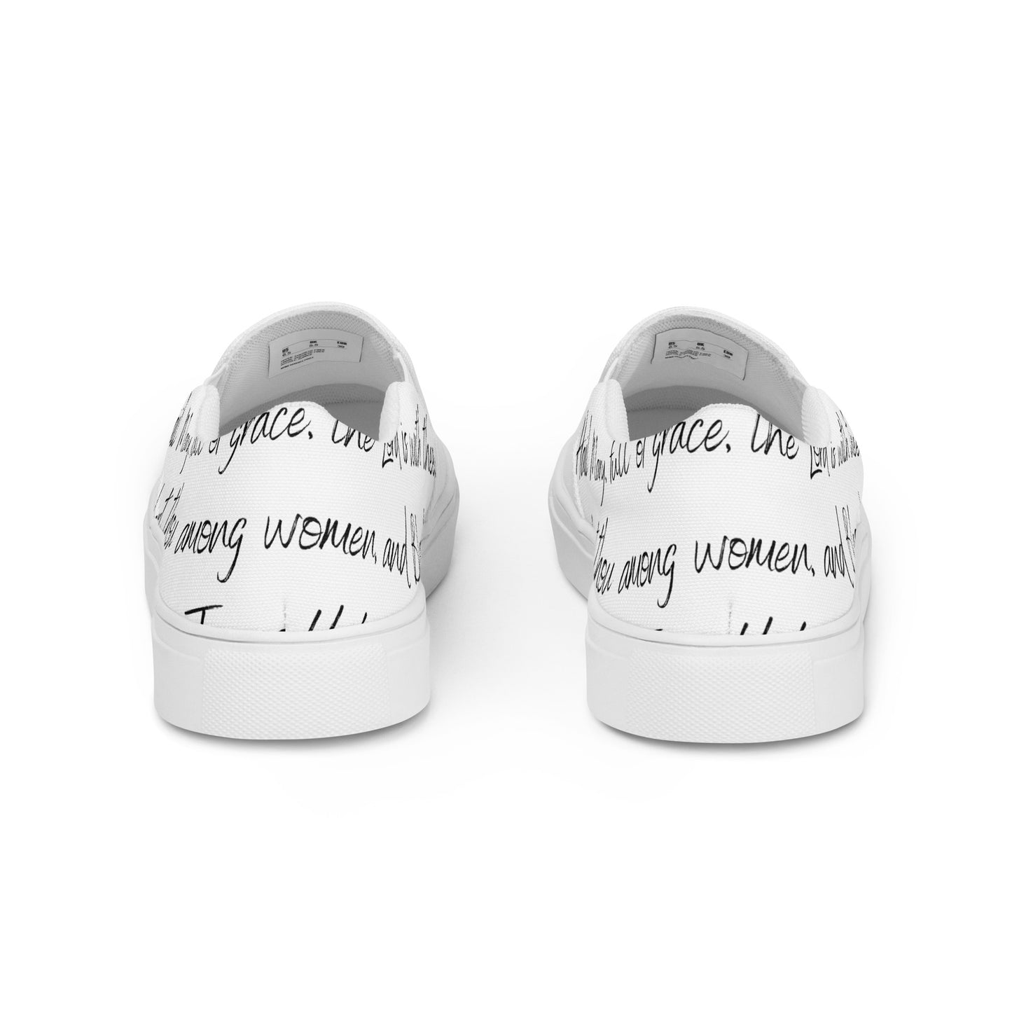 Our Lady of Guadalupe slip-on canvas shoes