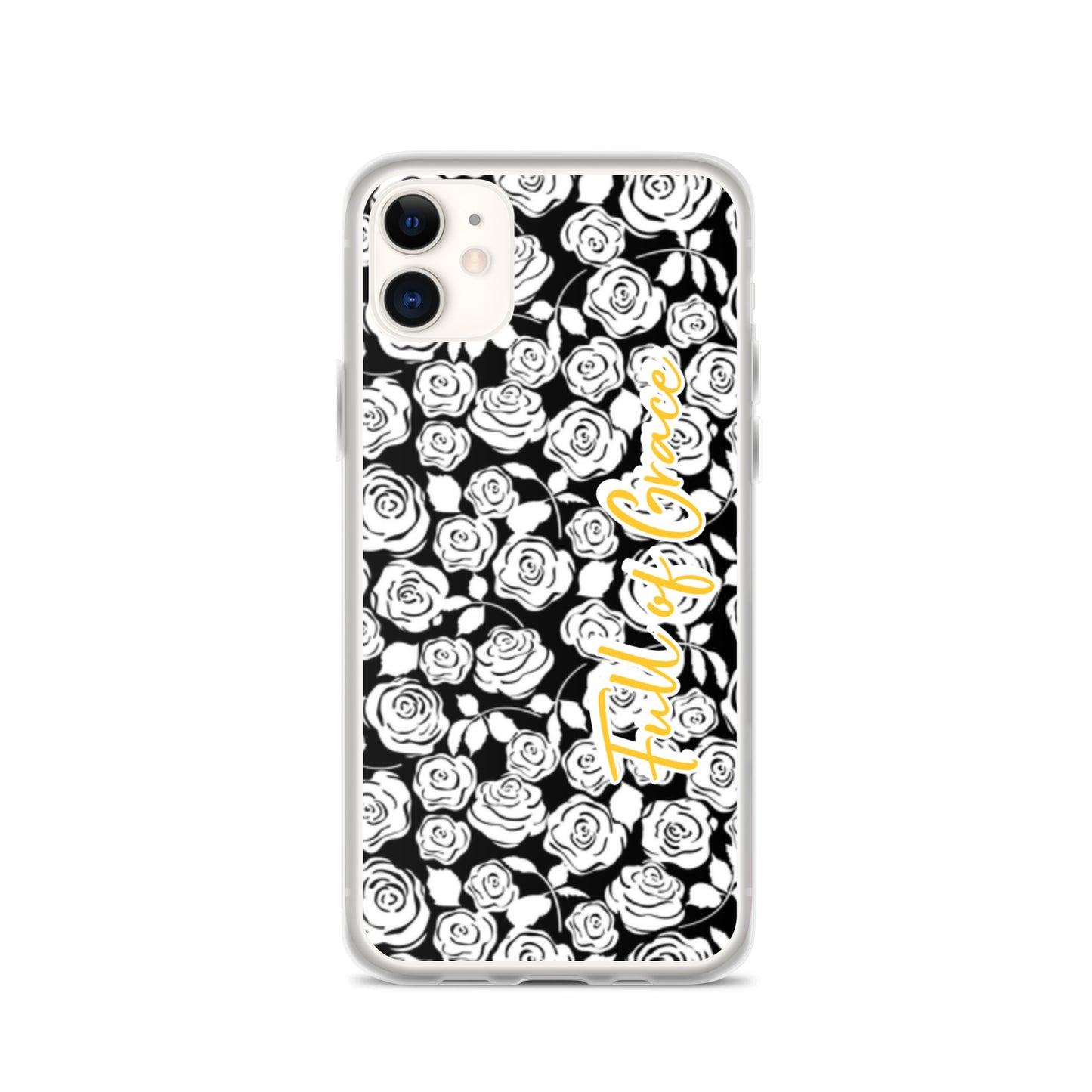 Mary's White Rose iPhone Case