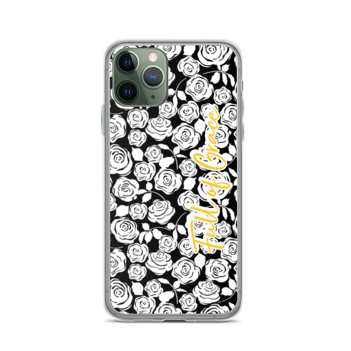 Mary's White Rose iPhone Case