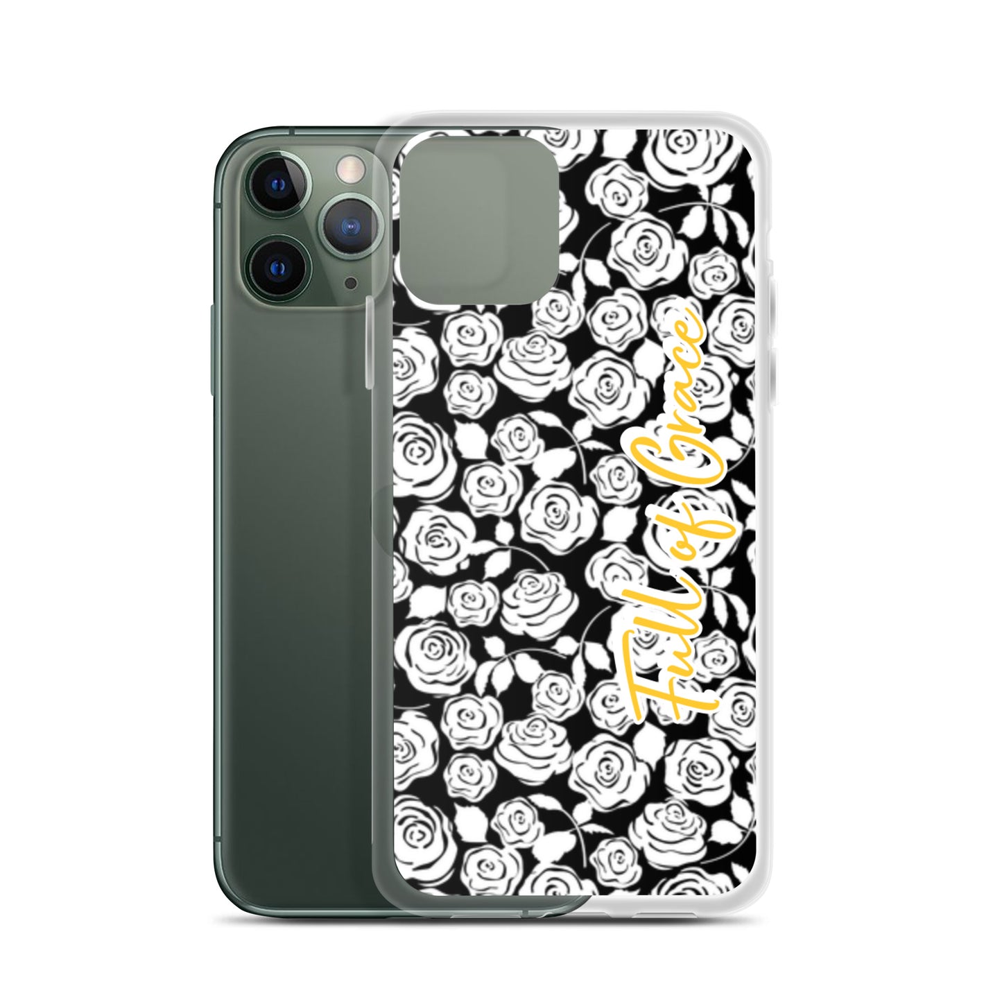 Mary's White Rose iPhone Case