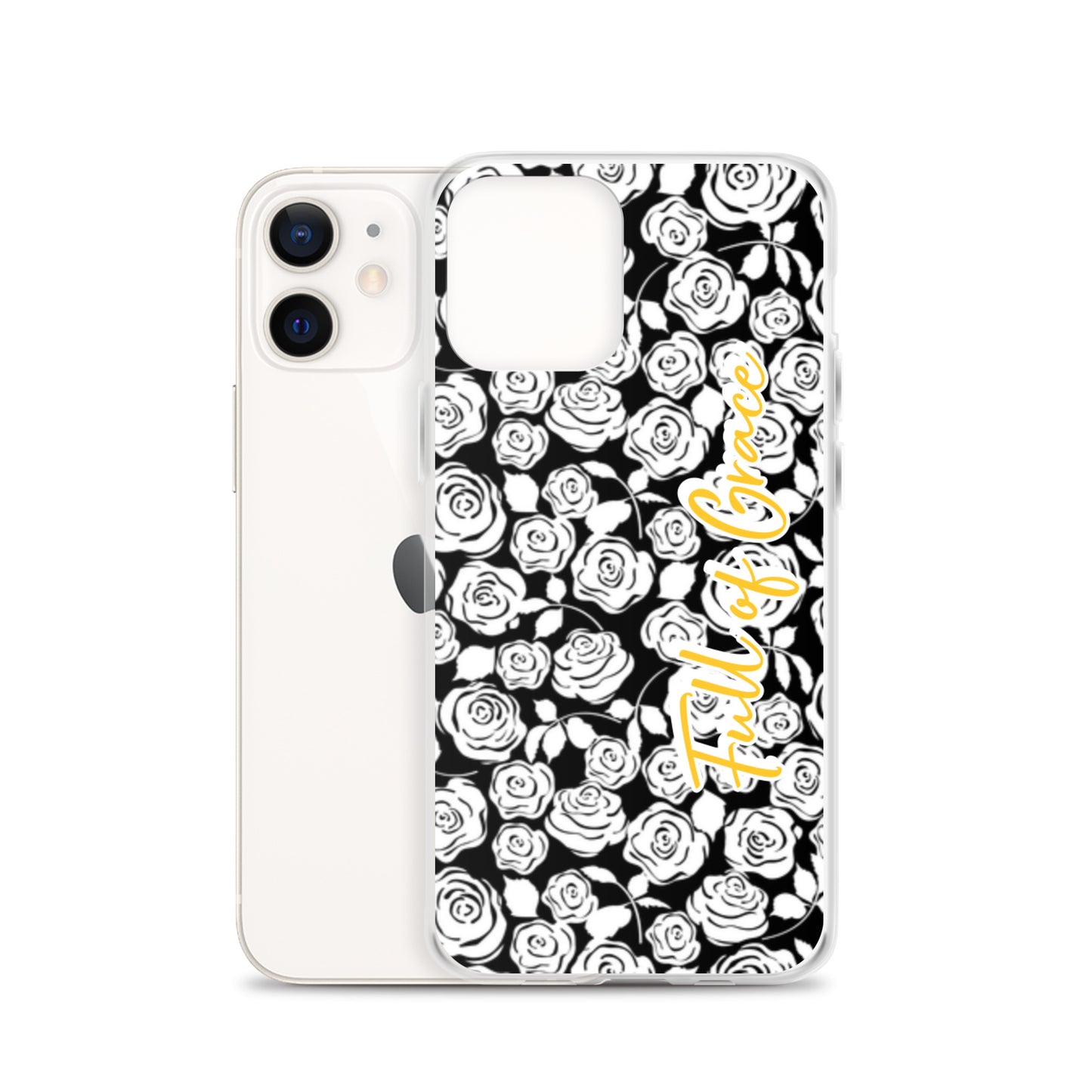 Mary's White Rose iPhone Case