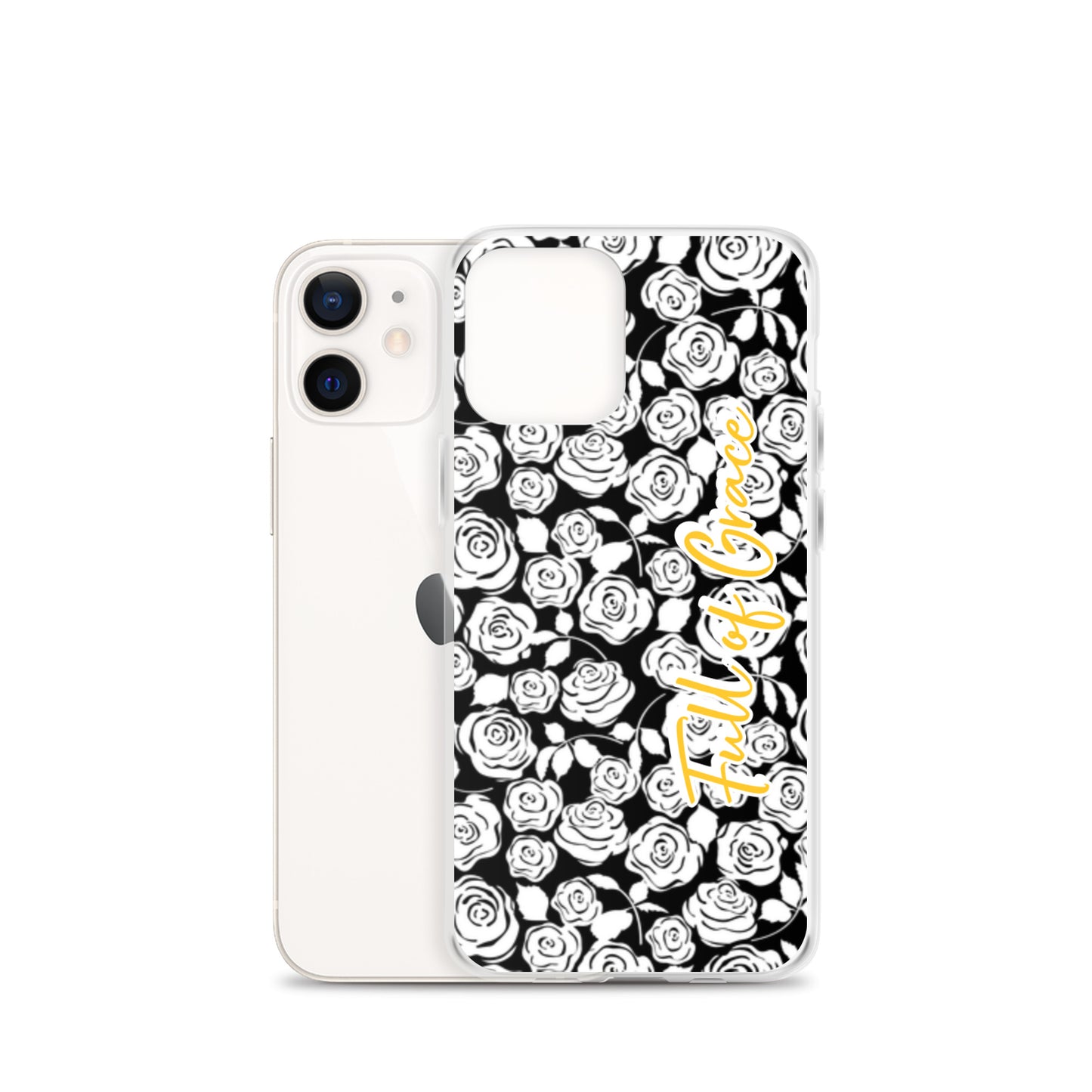 Mary's White Rose iPhone Case