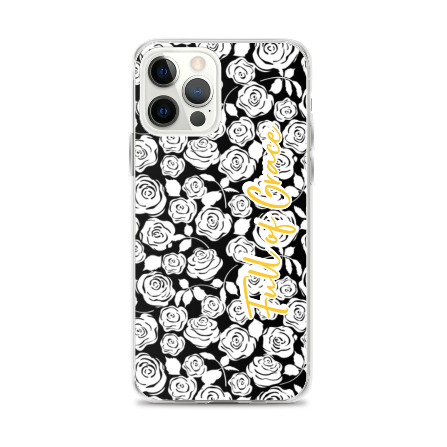 Mary's White Rose iPhone Case
