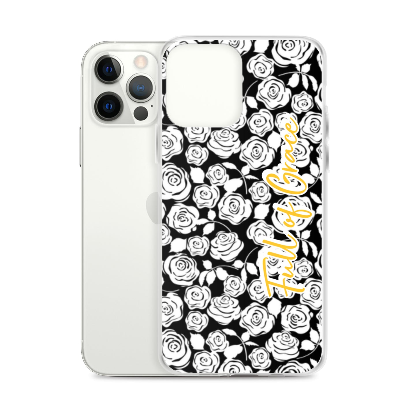 Mary's White Rose iPhone Case