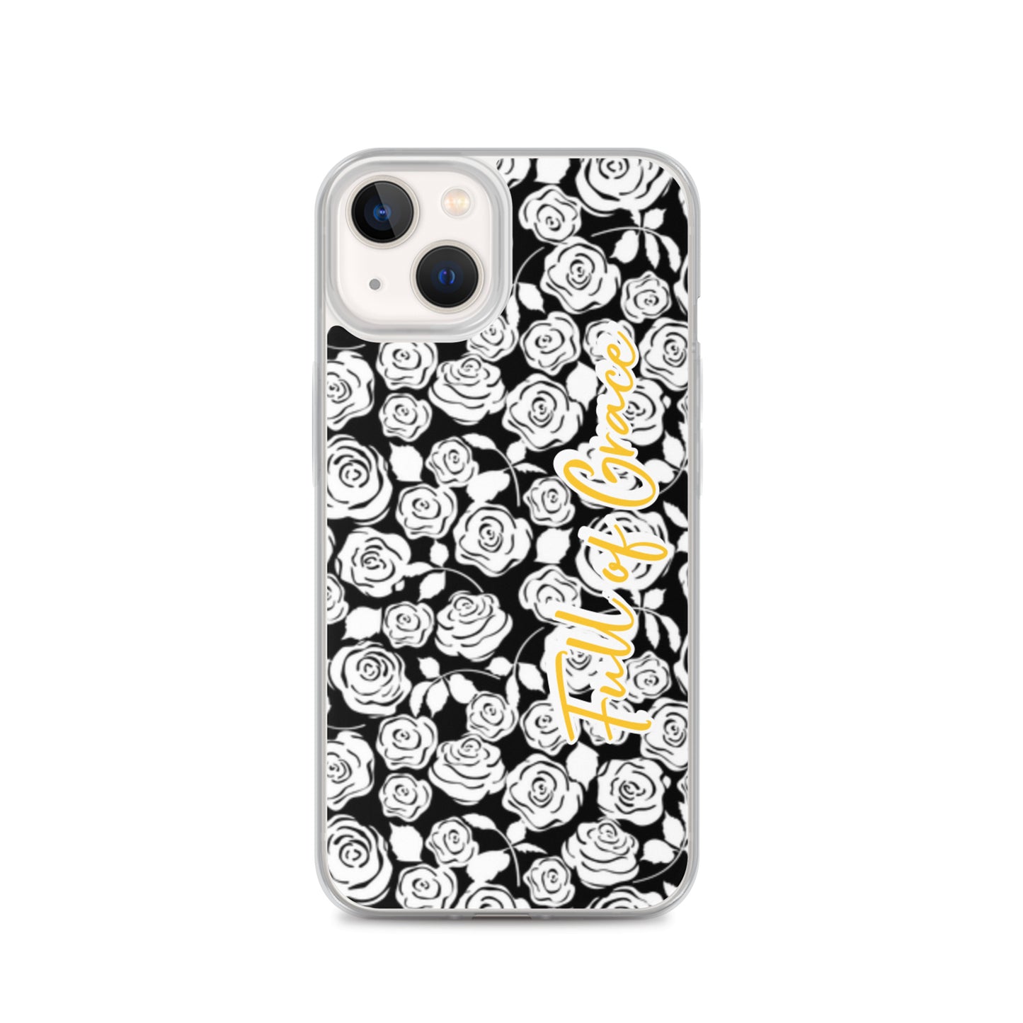 Mary's White Rose iPhone Case