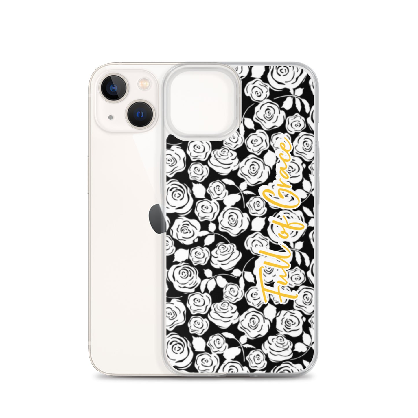 Mary's White Rose iPhone Case