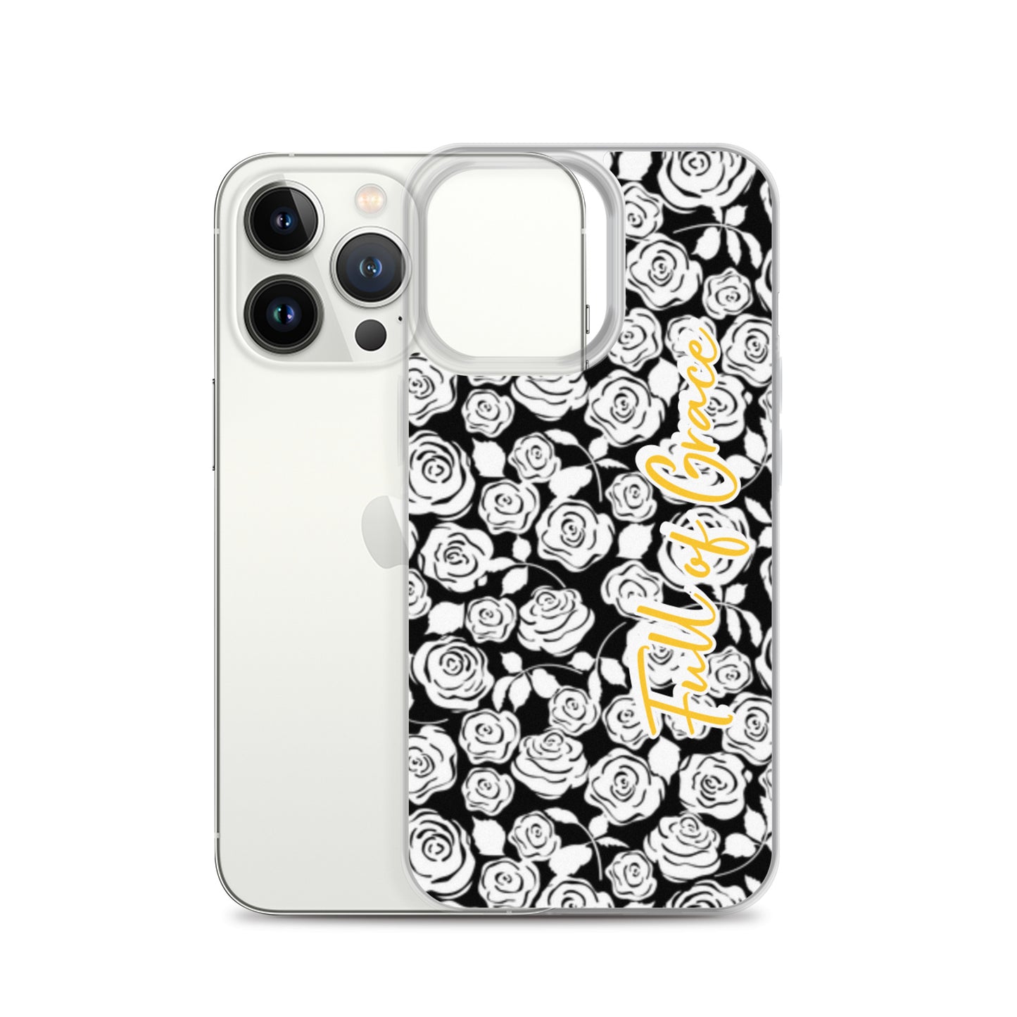 Mary's White Rose iPhone Case