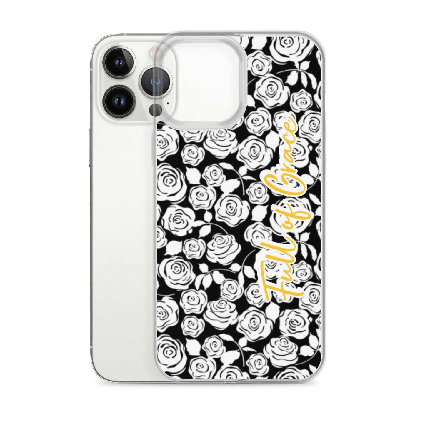 Mary's White Rose iPhone Case