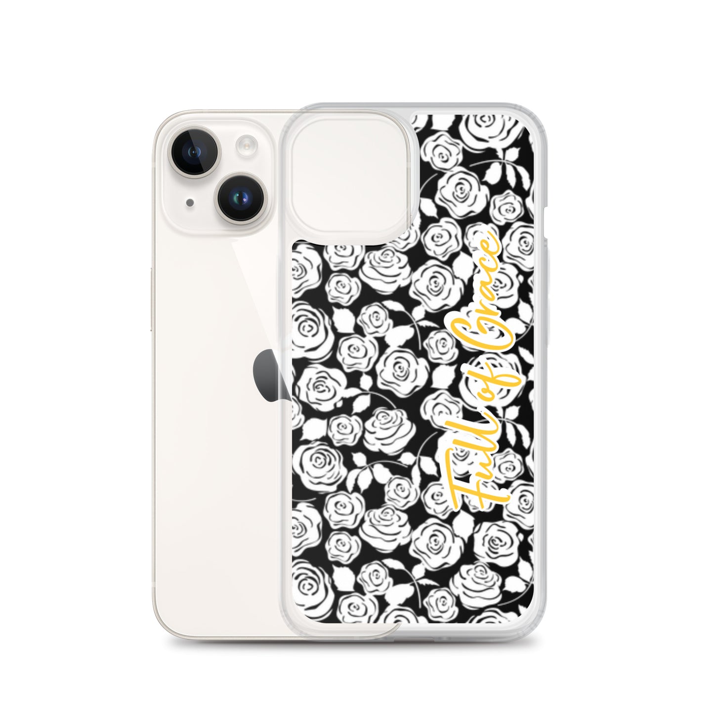 Mary's White Rose iPhone Case
