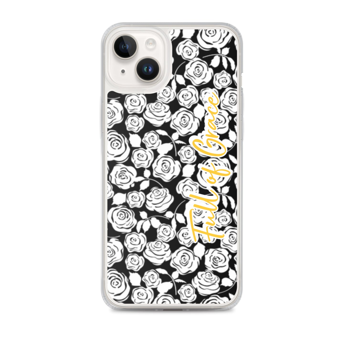 Mary's White Rose iPhone Case