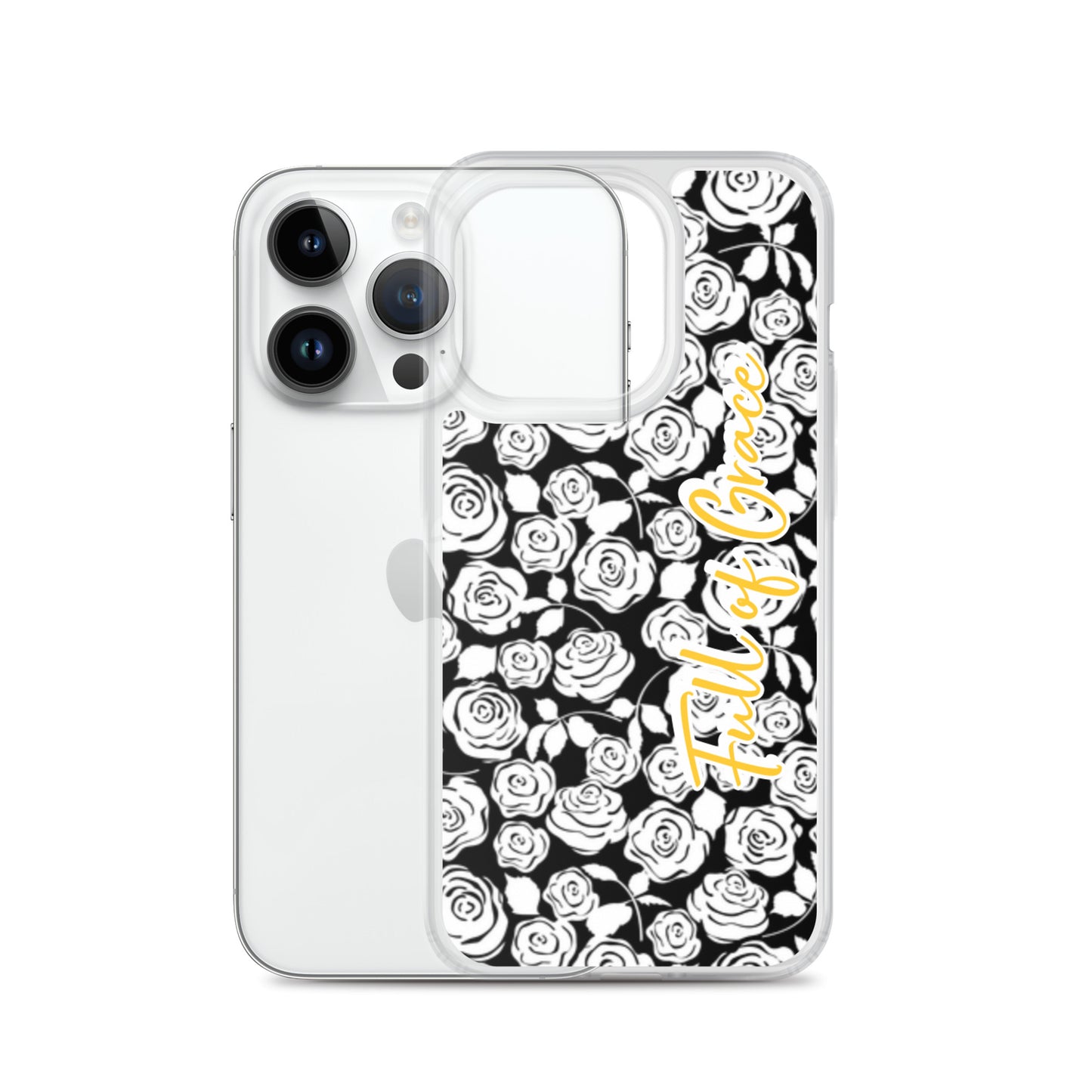 Mary's White Rose iPhone Case