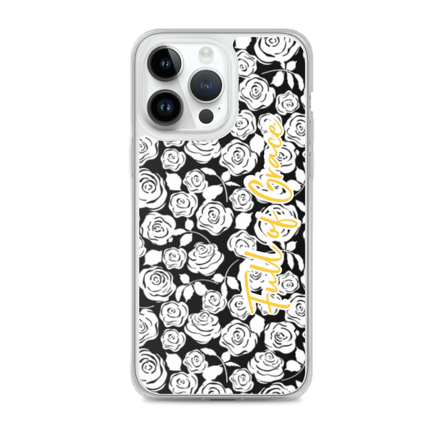 Mary's White Rose iPhone Case