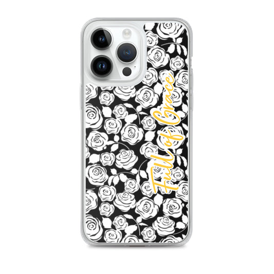 Mary's White Rose iPhone Case