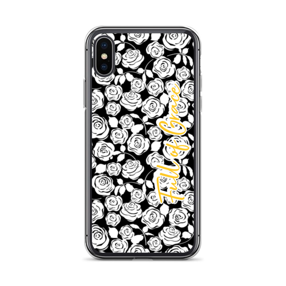 Mary's White Rose iPhone Case