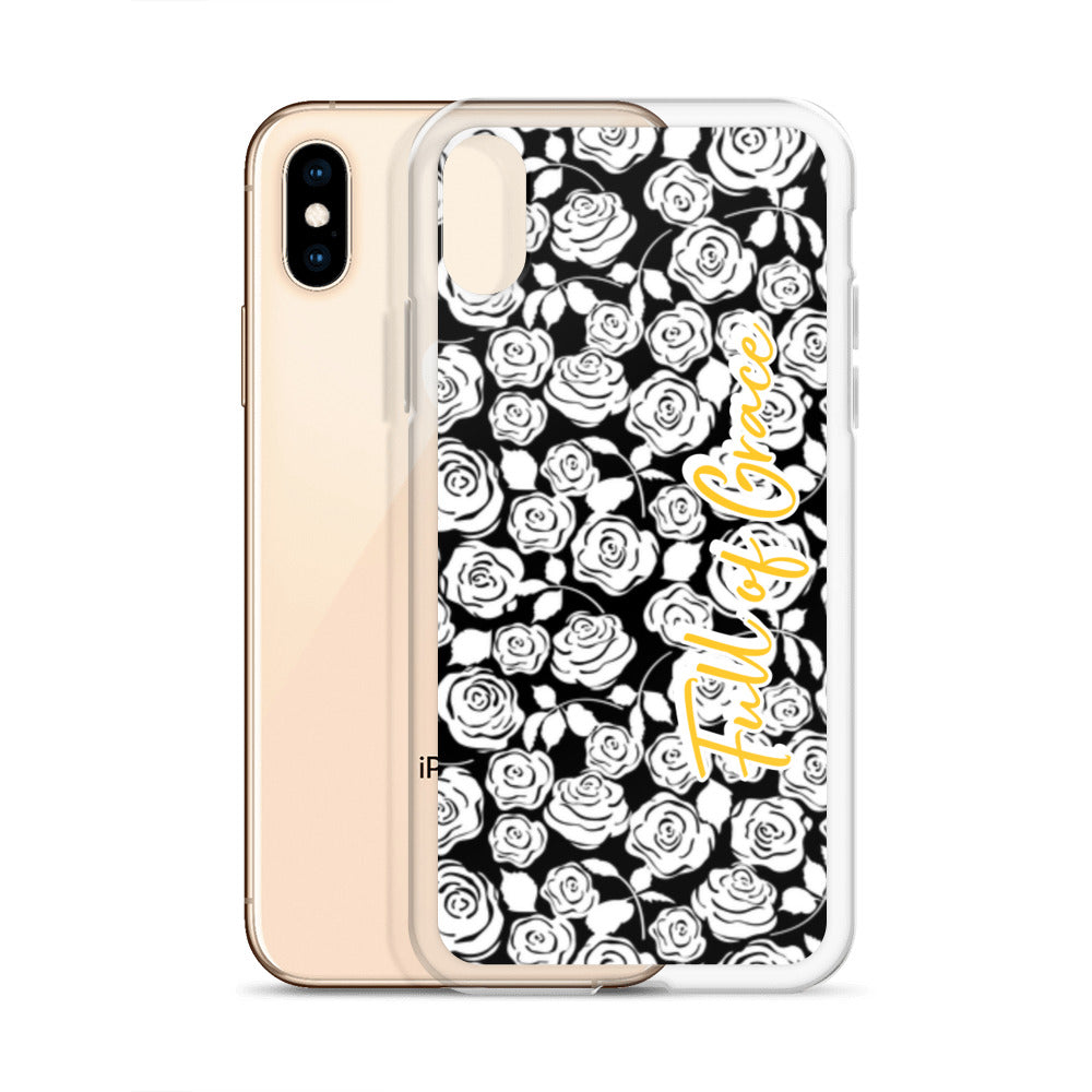 Mary's White Rose iPhone Case