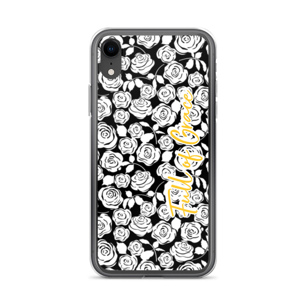 Mary's White Rose iPhone Case