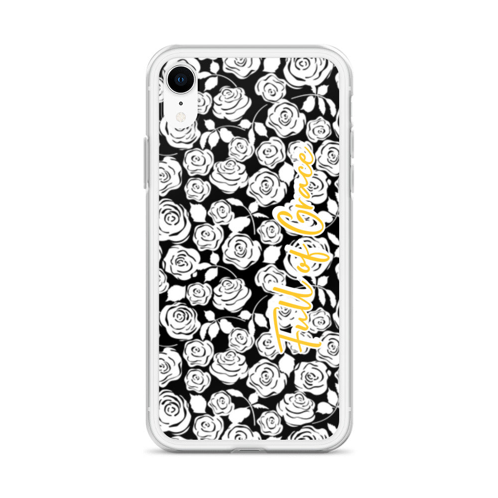 Mary's White Rose iPhone Case