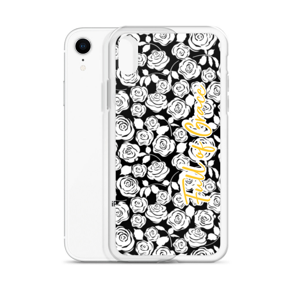Mary's White Rose iPhone Case