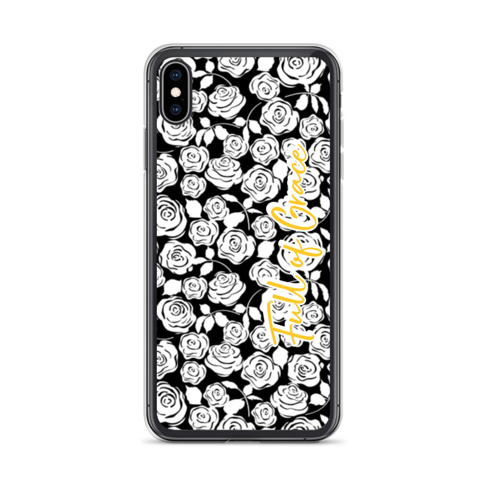 Mary's White Rose iPhone Case