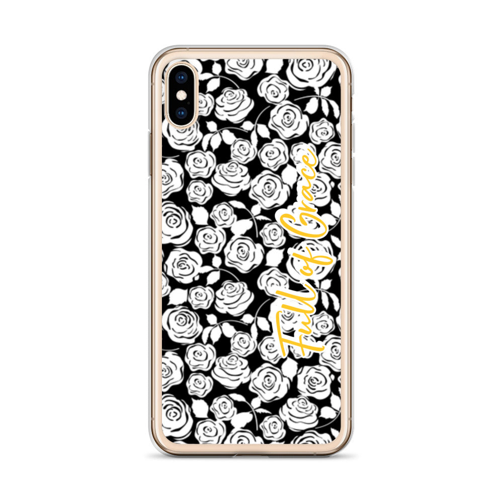 Mary's White Rose iPhone Case