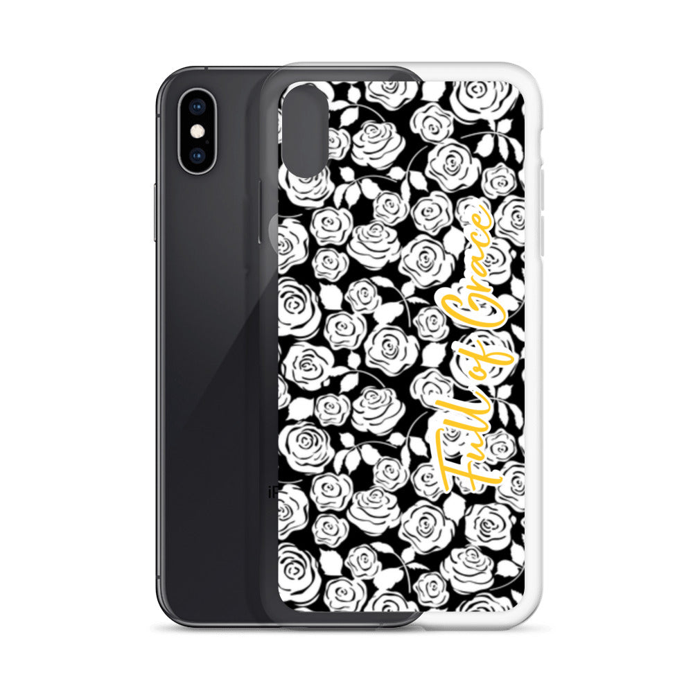 Mary's White Rose iPhone Case