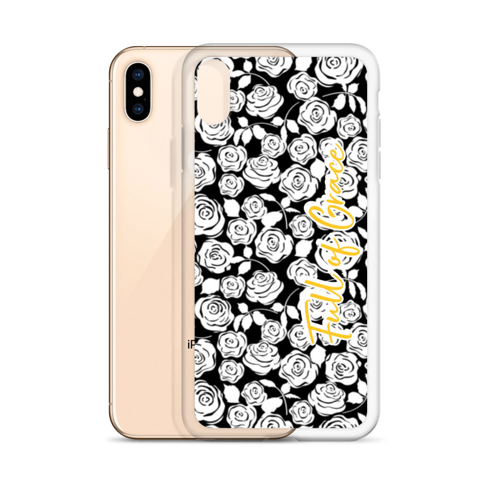 Mary's White Rose iPhone Case