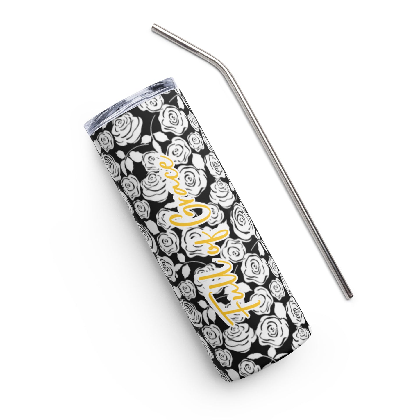 Mary's White Rose Tumbler