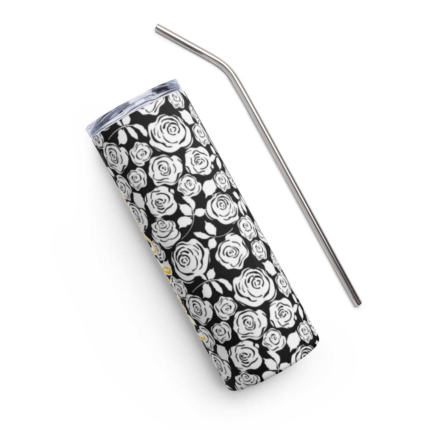Mary's White Rose Tumbler