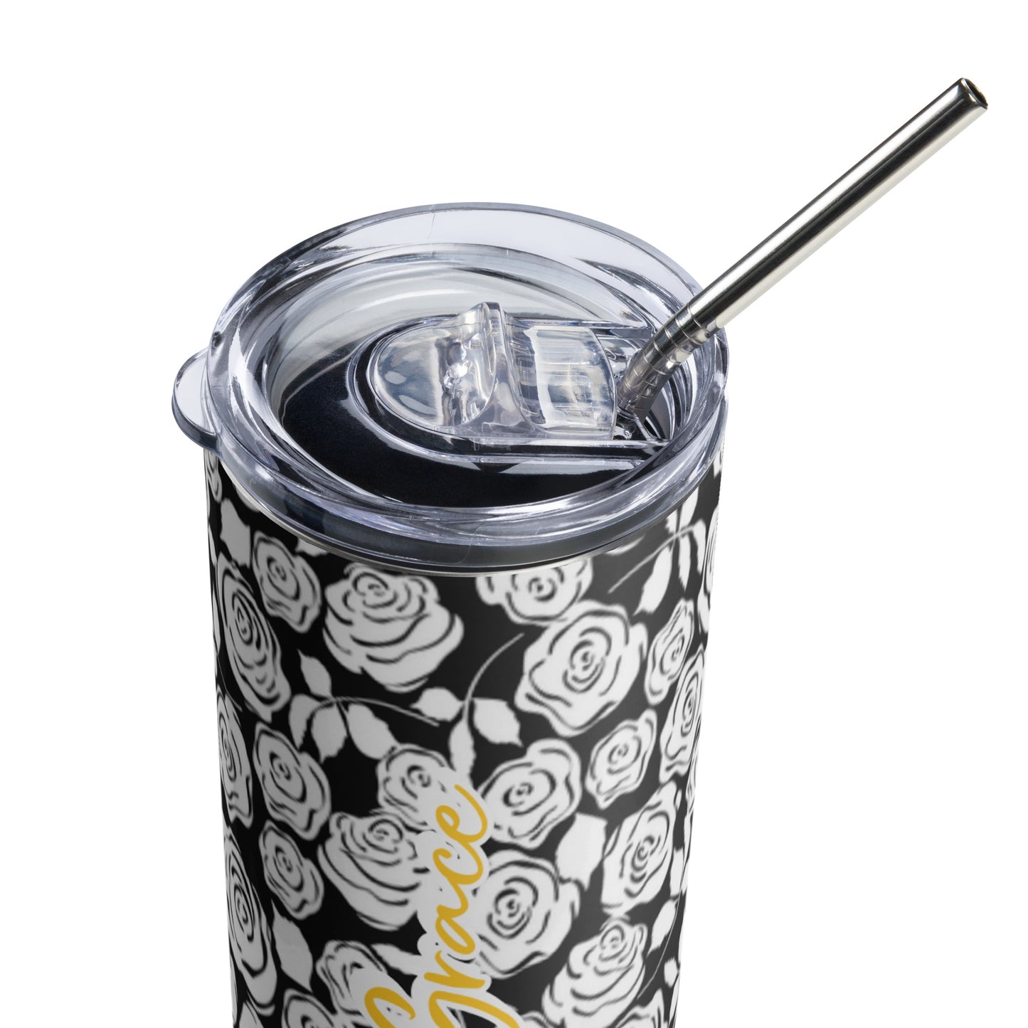 Mary's White Rose Tumbler